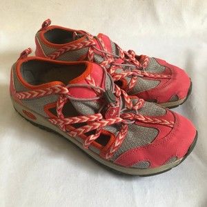 Chaco Size 4 Pink Outcross Closed Toe Sandals